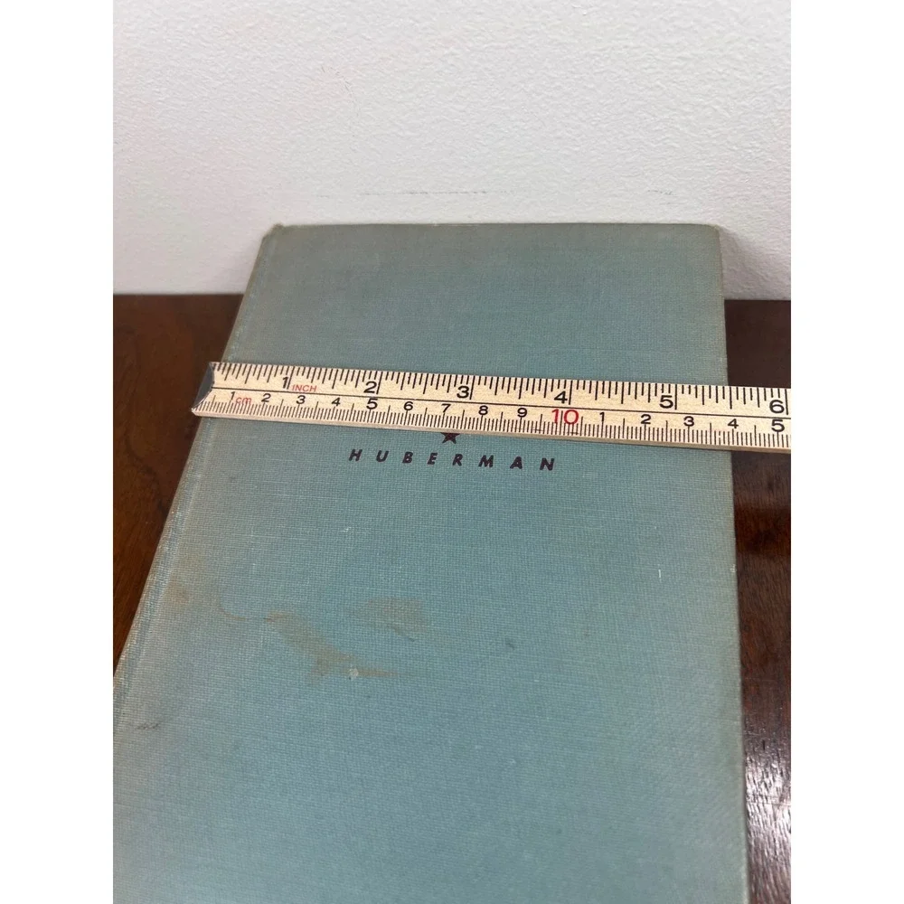Harper We the People Leo Huberman Cloth Hardcover 1940's Vintage History Book